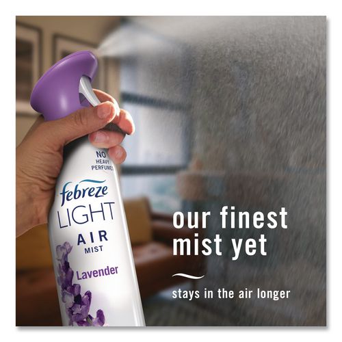Image of Febreze® 80841942 AIR, Lavender, 8.1 oz Aerosol Spray, 6/Carton