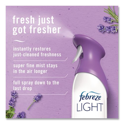 Image of Febreze® 80841942 AIR, Lavender, 8.1 oz Aerosol Spray, 6/Carton