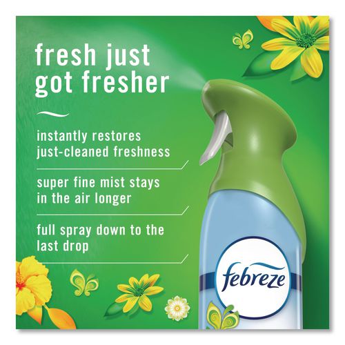 Image of Febreze® 80841945 AIR, Gain Original, 8.1 oz Aerosol Spray, 6/Carton