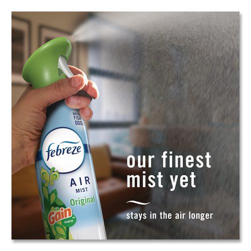 Image of Febreze® 80841945 AIR, Gain Original, 8.1 oz Aerosol Spray, 6/Carton