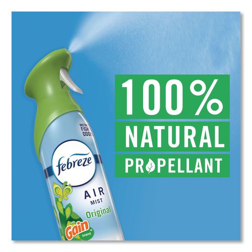 Image of Febreze® 80841945 AIR, Gain Original, 8.1 oz Aerosol Spray, 6/Carton