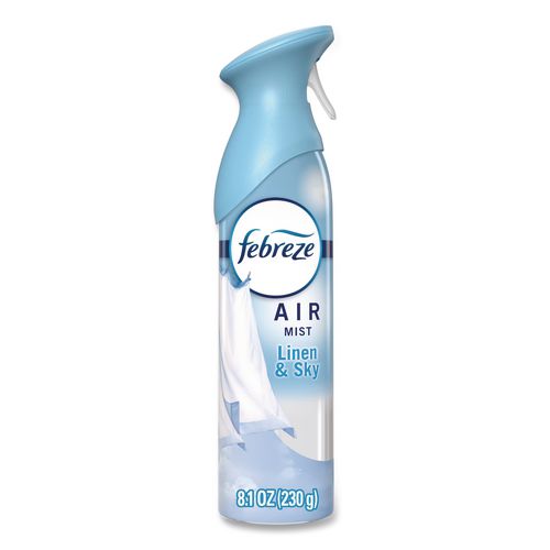 Image of Febreze® 80841955 AIR, Linen and Sky, 8.1 oz Aerosol Spray, 6/Carton
