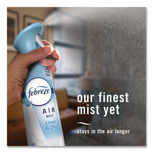 Image of Febreze® 80841955 AIR, Linen and Sky, 8.1 oz Aerosol Spray, 6/Carton