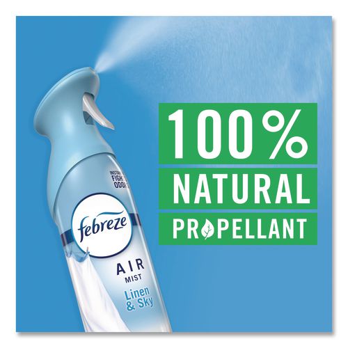 Image of Febreze® 80841955 AIR, Linen and Sky, 8.1 oz Aerosol Spray, 6/Carton