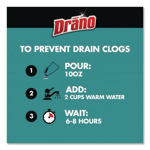 Image of DranoÂ® Buildup Remover Drain Cleaner, 30 oz Bottle