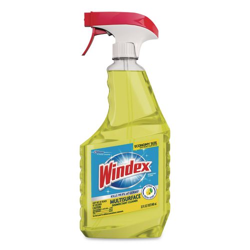 Image of Windex® 322369 Multi-Surface Disinfectant Cleaner, Citrus Scent, 32 oz Spray Bottle
