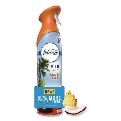 Image of Febreze® 80852228 AIR, Hawaiian Aloha, 8.1 oz Aerosol Spray, 6/Carton