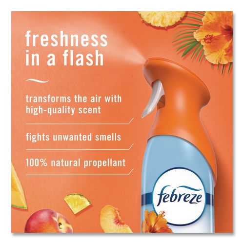 Image of Febreze® 80852228 AIR, Hawaiian Aloha, 8.1 oz Aerosol Spray, 6/Carton