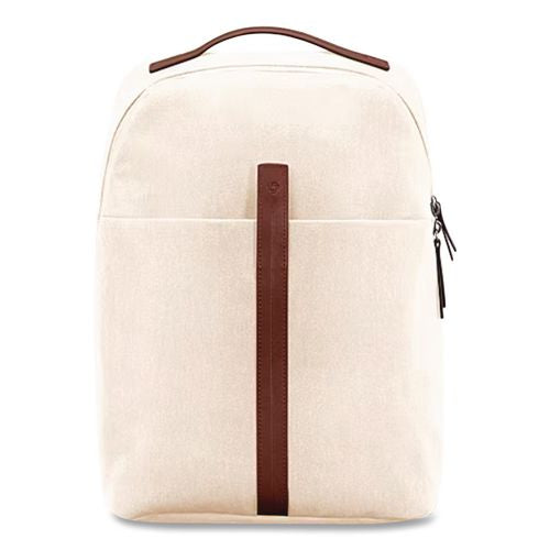 Image of Samsonite® 149196-1627 Virtuosa Laptop Compatible Backpack, 11.6 x 5.1 x 15.6, Off-White