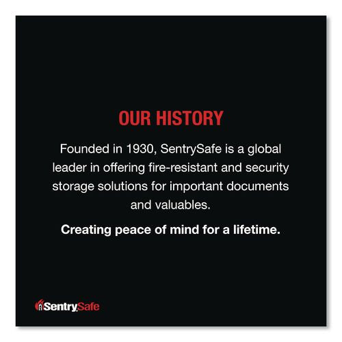 Image of SentryÂ® Safe P005C Portable Combination-Lock Security Safe, 0.05 cu ft, 5.9 x 8 x 2.6,  Black