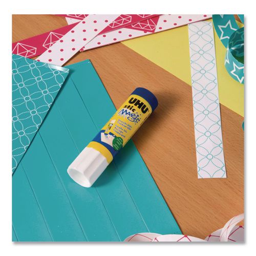 Image of UHU® 99653 Stic Permanent Glue Stick, 1.41 Oz, Applies Blue, Dries Clear
