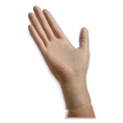 Image of AMBITEX® VSM5201 V5201 Series Powder-Free Vinyl Gloves, Small, 3 mil Thick, 9" Long, Clear, 100/Box