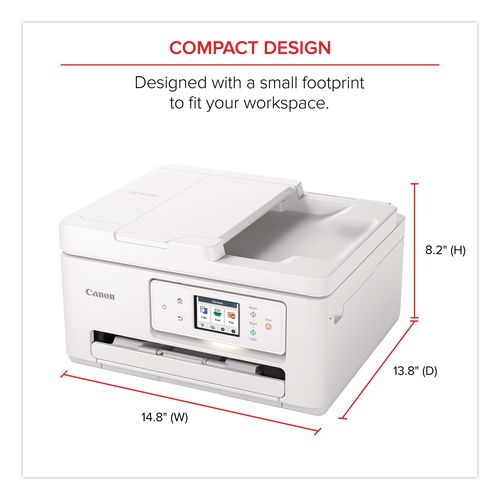 Image of Canon® 6258C002 PIXMA TR7820 Inkjet Printer, Copy/Print/Scan
