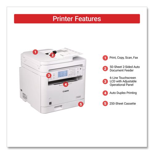 Image of Canon® 6354C005 imageCLASS MF289dw, Copy/Fax/Print/Scan