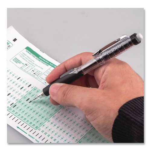 Image of Pentel® PD277TLBPS6M Twist-Erase CLICK Mechanical Pencil, 0.7 mm, HB (#2), Black Lead, Assorted Barrel Colors, 6/Pack