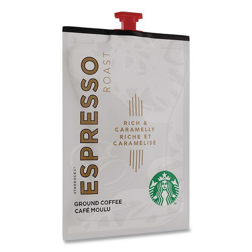 Image of Starbucks® MDR00218 FLAVIA Coffee Freshpacks, Espresso Dark Roast, 72/Carton