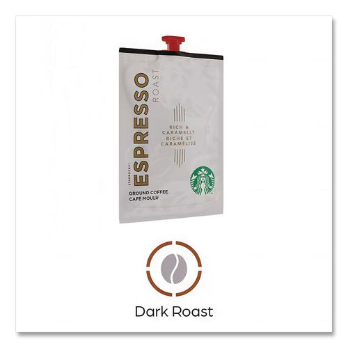Image of Starbucks® MDR00218 FLAVIA Coffee Freshpacks, Espresso Dark Roast, 72/Carton