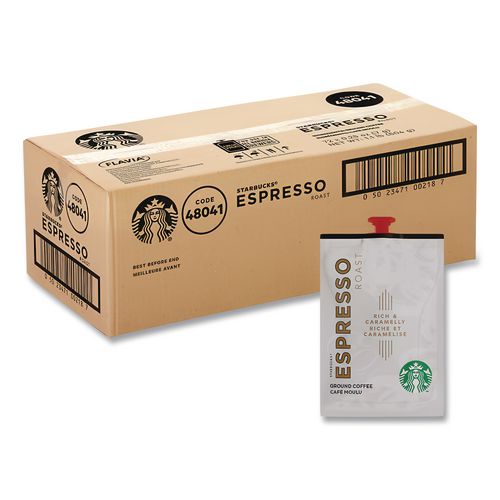 Image of Starbucks® MDR00218 FLAVIA Coffee Freshpacks, Espresso Dark Roast, 72/Carton