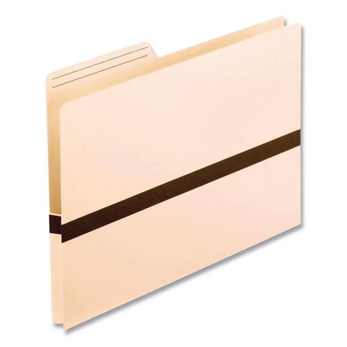 Image of Pendaflex® 15135 Drop Front Reinforced File Pocket, 1" Expansion, Letter Size, Manilla/Brown, 50/Box