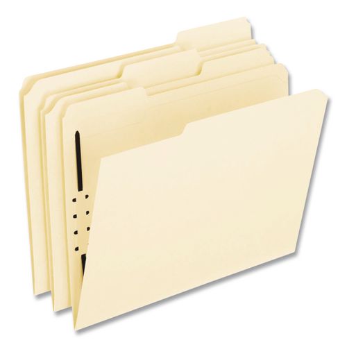 Image of PendaflexÂ® Manila Fastener Folders, 0.75" Expansion, 2 Fasteners, Letter Size, Manila Exterior, 50/Box