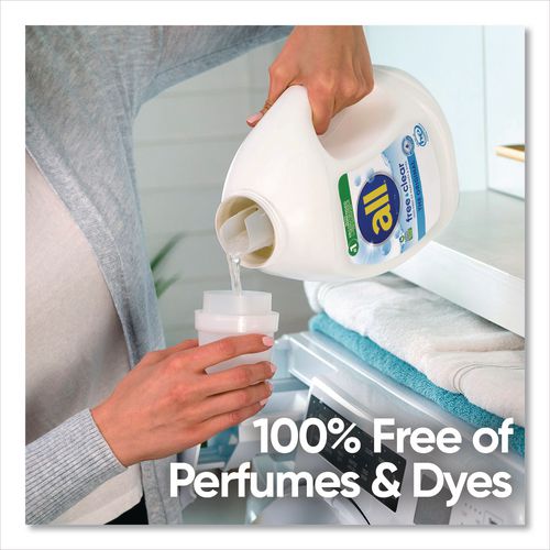 Image of all® 72613 47465 Free Clear HE Laundry Detergent, 154 oz Bottle, 2/Carton