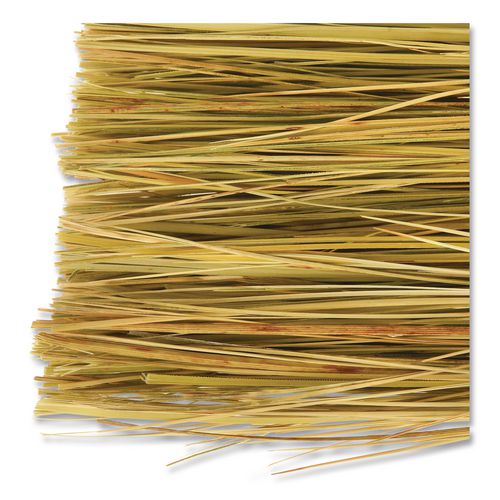 Image of Quickie® 9316 Bulldozer Heavy-Duty Outdoor Broom, Natural-Fiber Bristles, 54" Overall Length, Black/natural