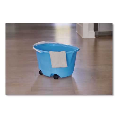 Image of Quickie® 20000ZQK Ez-Glide Bucket On Wheels, 5 Qt, Blue