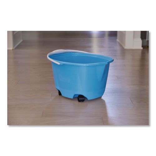 Image of Quickie® 20000ZQK Ez-Glide Bucket On Wheels, 5 Qt, Blue