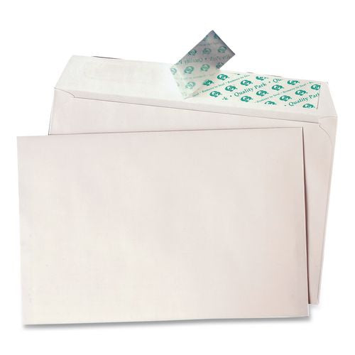Image of Quality Park QUA10750 Greeting Card/Invitation Envelope, A-9, Square Flap, Redi-Strip Adhesive Closure, 5.75 x 8.75, White, 100/Box