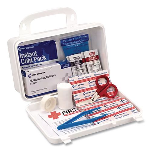 Image of PhysiciansCare® by First Aid Only® 90175-001 First Aid Kit For Up To 25 People, 125 Pieces, Metal Case