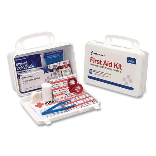 Image of PhysiciansCare® by First Aid Only® 90175-001 First Aid Kit For Up To 25 People, 125 Pieces, Metal Case