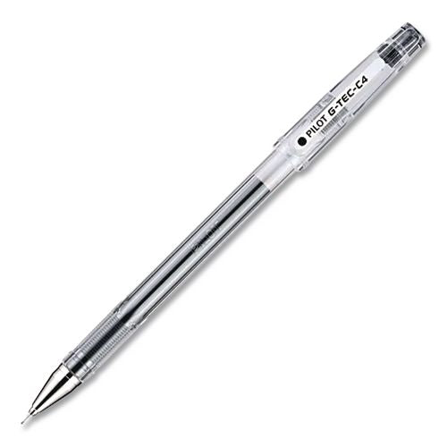 Image of Pilot® 35480 G-TEC-C Ultra Gel Pen, Stick, Ultra-Fine 0.4 mm, Assorted Ink and Barrel Colors, 5/Pack