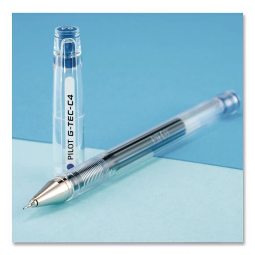 Image of Pilot® 35480 G-TEC-C Ultra Gel Pen, Stick, Ultra-Fine 0.4 mm, Assorted Ink and Barrel Colors, 5/Pack