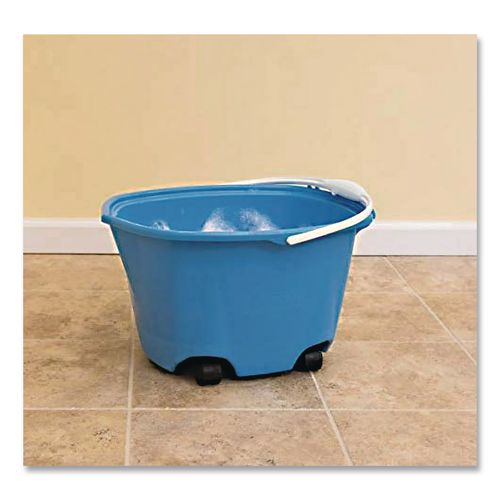 Image of Quickie® 20000ZQK Ez-Glide Bucket On Wheels, 5 Qt, Blue