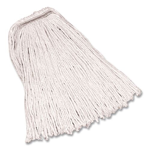Image of RubbermaidÂ® Commercial Value Pro Mop Head, Cotton, Small, White