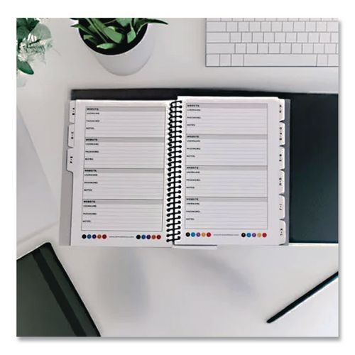 Image of RE-Focus The Creative Office SMBLKPWBOOK Small/Mini Password Log Book, User-Name/Password Format, Black Cover, (60) 7 x 5.5 Sheets
