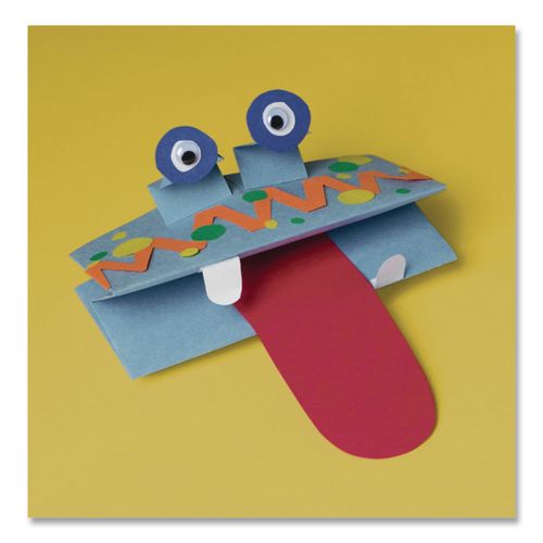 Image of Roselle PCON01500 Vibrant Art Heavyweight Construction Paper, 76 lb Text Weight, 9 x 12, Assorted Colors, 500/Pack