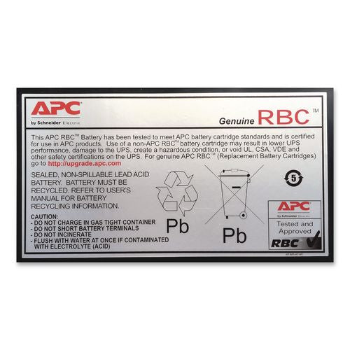 Image of APCÂ® Ups Replacement Battery, Cartridge #7 (rbc7)