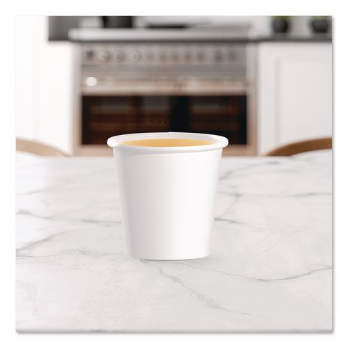 Image of SOLO® 374W-2050 Paper Hot Cups, 4 oz, White, 50/Pack