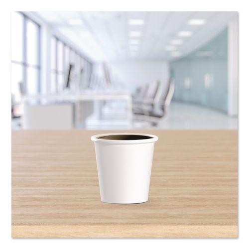 Image of SOLO® 374W-2050 Paper Hot Cups, 4 oz, White, 50/Pack