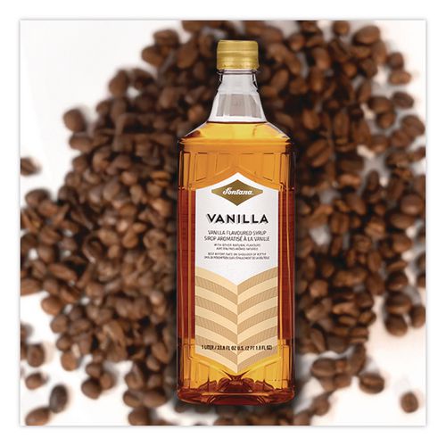 Image of Fontana® NES41273 Flavored Coffee Syrup, Vanilla, 1 L Bottle