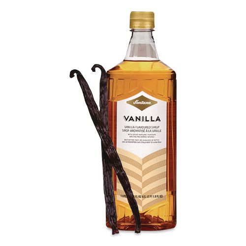 Image of Fontana® NES41273 Flavored Coffee Syrup, Vanilla, 1 L Bottle