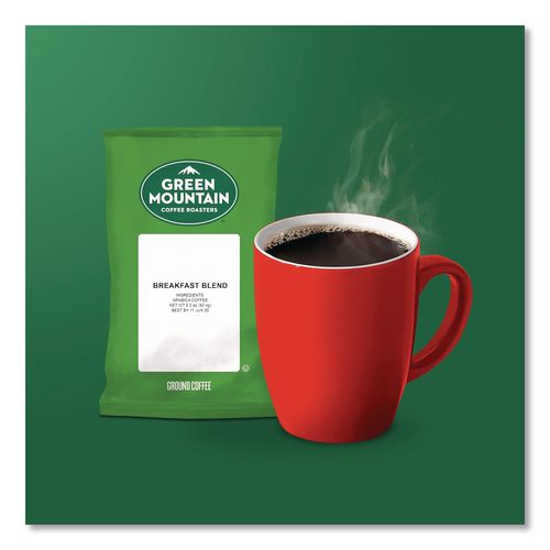 Image of Green Mountain Coffee® 5000378402 Breakfast Blend Coffee Fraction Packs, 2.2 Oz, 100/carton
