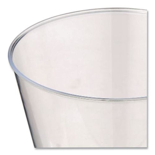 Image of Savvi Serve 405 Plastic Tumblers, Squat, 5 oz, Clear, 20 Bag, 25 Bags/Carton