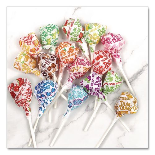 Image of Spangler® SPN71 Dum-Dum-Pops, Assorted, Individually Wrapped, 33.9 Oz, 200/pack