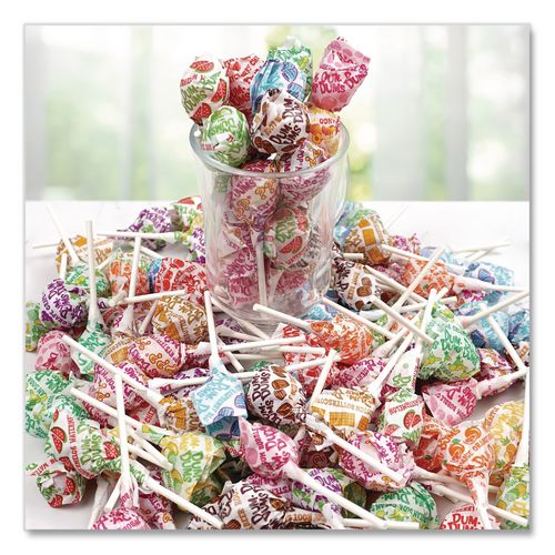 Image of Spangler® SPN71 Dum-Dum-Pops, Assorted, Individually Wrapped, 33.9 Oz, 200/pack