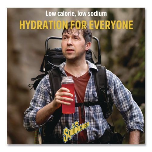Image of SqwincherÂ® Liquid Concentrate Electrolyte Drink, Fruit Punch, 64oz Bottles, 6/carton