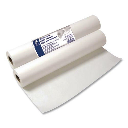 Image of Staedtler® 937S 1250R Transparent Sketch Paper Roll, 8 lb Bond Weight, 12" x 50 yd, White