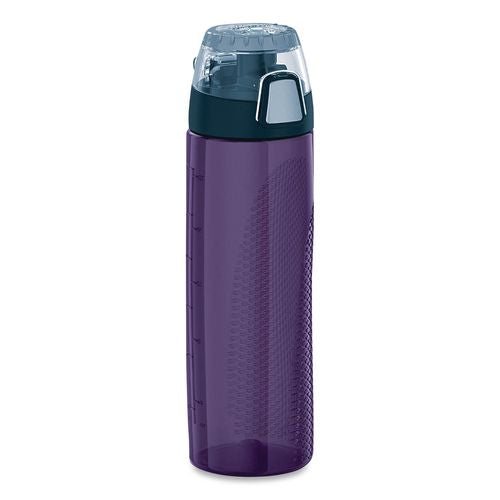 Image of Thermos® HP4100PU6 Intak by Thermos Hydration Bottle with Meter, 24 oz, Plastic, Purple
