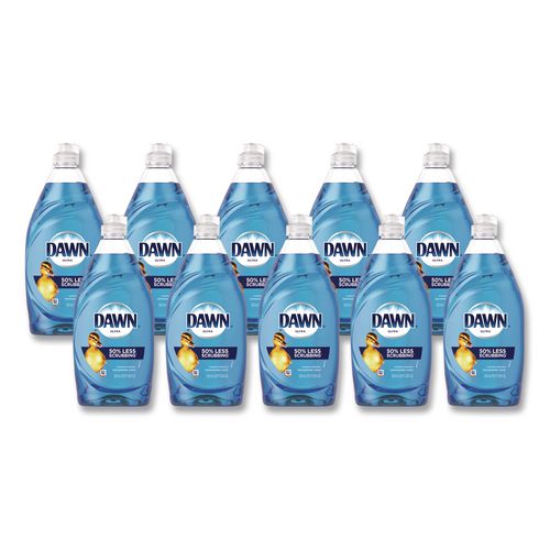 Image of Dawn® 80736874 Ultra Liquid Dish Detergent, Original Scent, 18 oz Pour Bottle, 10/Carton